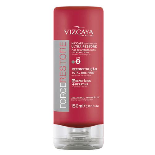 Máscara De Tratamento Vizcaya Force Restore Com 150Ml