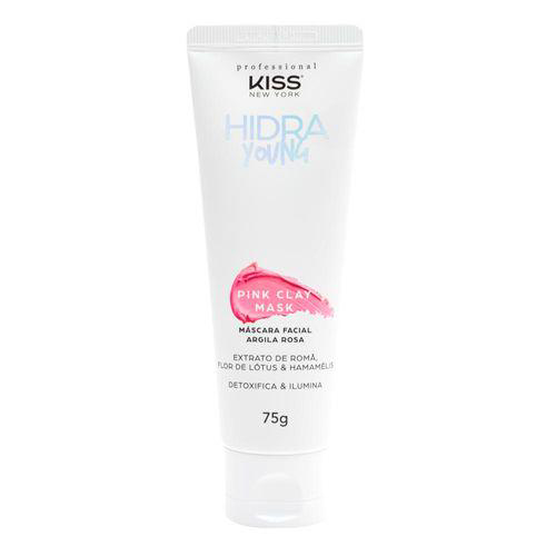 Máscara Facial De Argila Rosa Hidra Young Kiss New York - 75 G