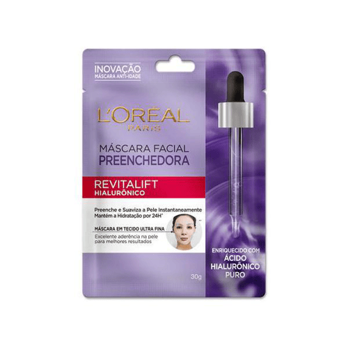 Máscara Facial Preenchedora Revitalift Hialurônico L'oréal 30G