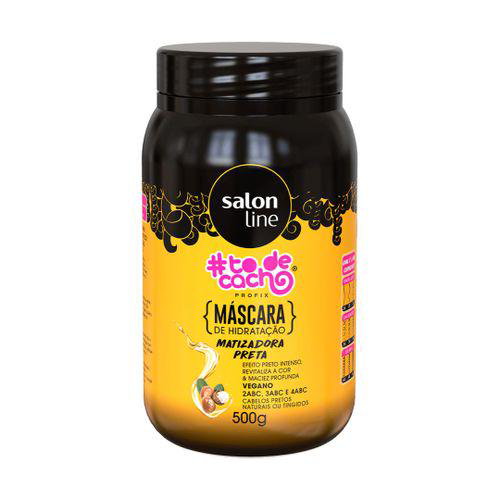 Imagem do produto Máscara Matizadora #Todecacho Preta 500G Salon Line