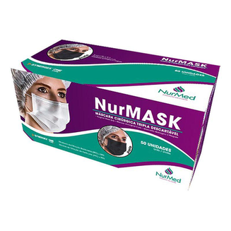 Mascara Nurmask Com 50 Tripla Com Elastico Preto