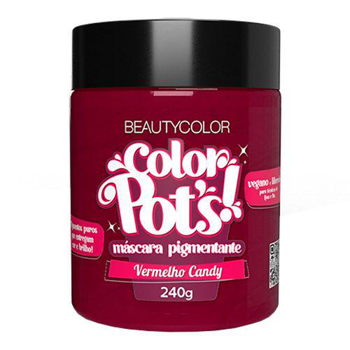 Imagem do produto Máscara Pigmentante Beauty Color Pots Vermelho Candy 240G