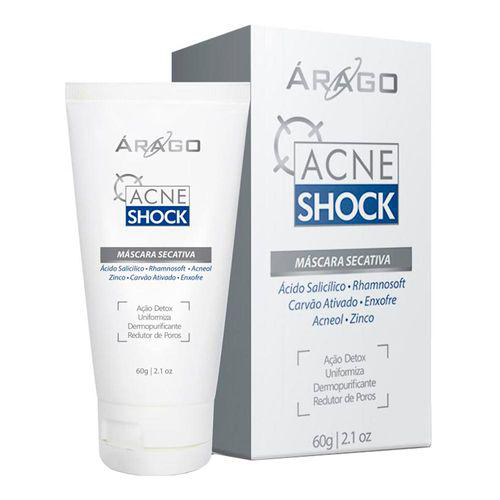 Máscara Secativa Árago Acne Shock Sachê 60G