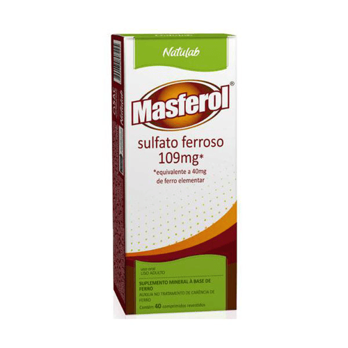 MASFEROL 199,13MG COM 40 COMPRIMIDOS