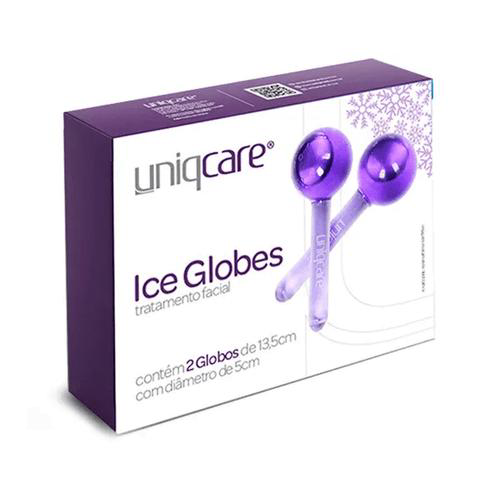 Massageador Facial Ice Globes Com 2 Unidades Uniqcare