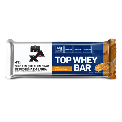 Max Titanium Top Whey Barra Amendoim 41G