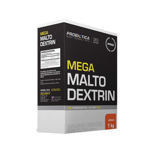 Imagem do produto Mega Maltodextrin 1Kg Laranja Probiótica