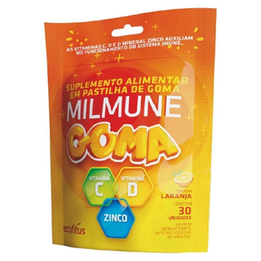 Milmune Goma Com 30 Gomas Laranja