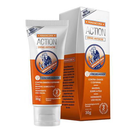 Imagem do produto Minancora - Action Creme Antiacne Fps 10 30G