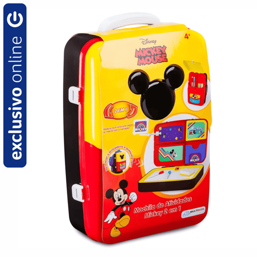 Imagem do produto Mochila De Atividades Multikids Mickey Com Canetinhas E Acessórios