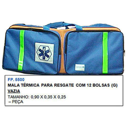 Mochila Térmica Para Resgate Fp 5500 Marimar 12 Bolsas