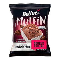 Muffin Belive Double Chocolate Zero 40G