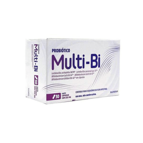 Probiótico Multi-Bi com 30 Cápsulas