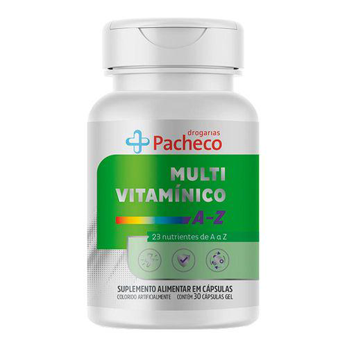 Multivitamínico Az Drogaria Pacheco 30 Comprimidos