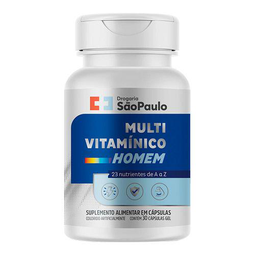 Imagem do produto Multivitamínico Drogaria São Paulo Homem 30 Comprimidos