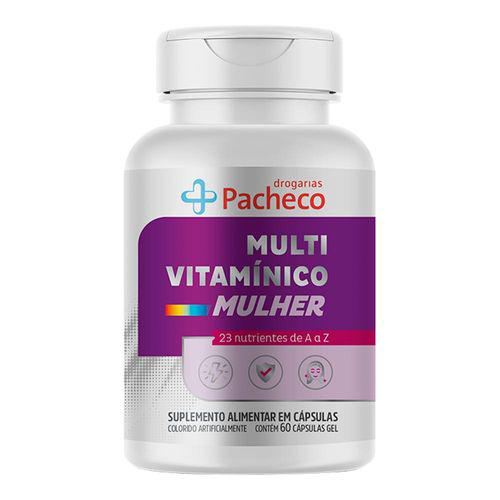 Multivitamínico Mulher Drogaria Pacheco 60 Comprimidos