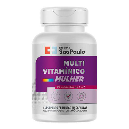 Multivitamínico Mulher Drogaria São Paulo 60 Comprimidos