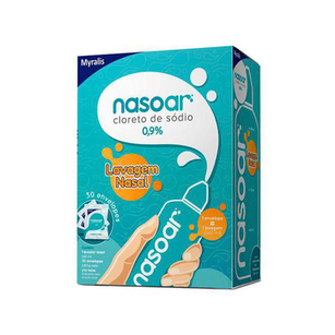 Nasoar Solução Para Lavagem Nasal Com 30 Envelopes +Frasco