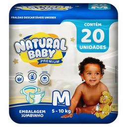 Natural Baby Premium Jumbinho M 20 Unidades