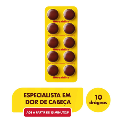 Imagem do produto Neosaldina Com 10 Drágeas Drágeas