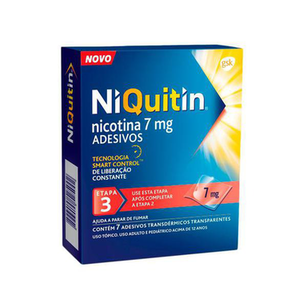 Niquitin 7Mg Adesivos Para Parar De Fumar 7 Unidades