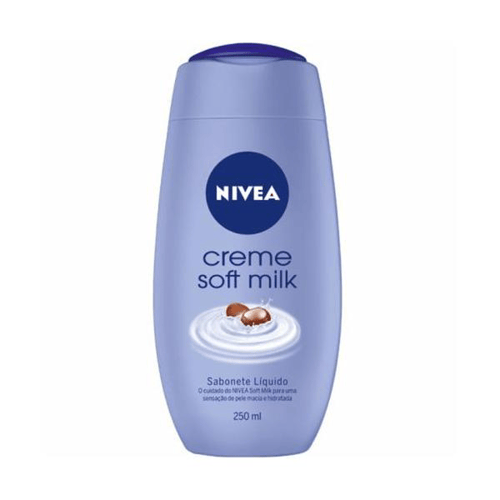 Nivea Bath Sabonete Liquido Creme Soft Milk 250Ml