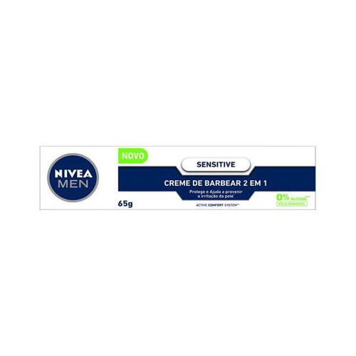 Imagem do produto Nivea Men Creme De Barbear Sensitive 65G