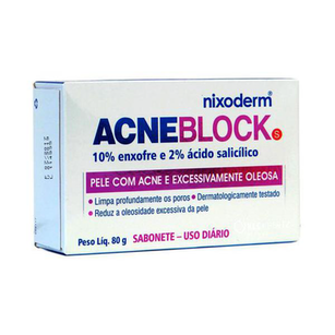 Nixoderm Acneblock Sabonete 80G