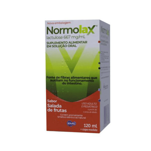 Imagem do produto Normolax Frasco Com 120Ml Sabor Salada De Frutas Normolax 667Mg Xarope Frasco 120Ml Sabor Salada De Frutas