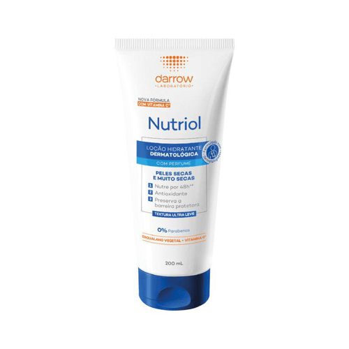 Nutriol Hidratante 200Ml Loção Com Perfume Peles Secas E Muito Secas