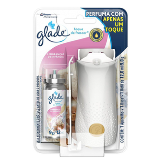 Imagem do produto Odorizador De Ambiente Glade Toque Frescor Aparelho + Refil Lembranças Infncia 12Ml