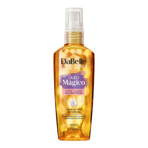 Imagem do produto Óleo Capilar Mágico Dabelle Spray Fluído Multiprotetor 75Ml