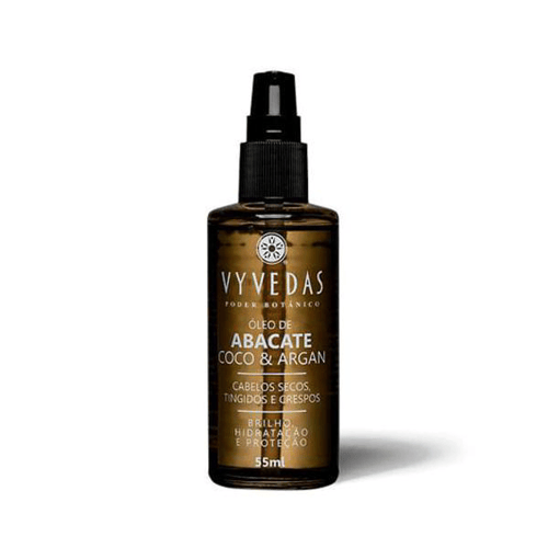 Imagem do produto Óleo Capilar Vyvedas Abacate, Coco E Argan 55Ml