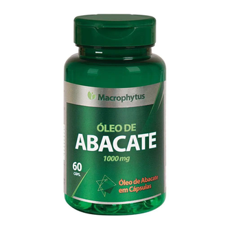 ÓLEO DE ABACATE EM CÁPSULAS 1000 MG 60 COMPRIMIDOS MACROPHYTUS