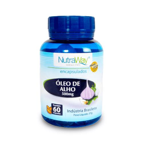 Imagem do produto Óleo De Alho Nutraway 500Mg Com 60 Cápsulas