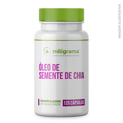 Imagem do produto Óleo De Semente De Chia 500Mg 120 Cápsulas