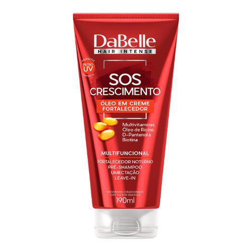 Óleo Em Creme Dabelle Sos Fortalecedor Crescimento 190Ml