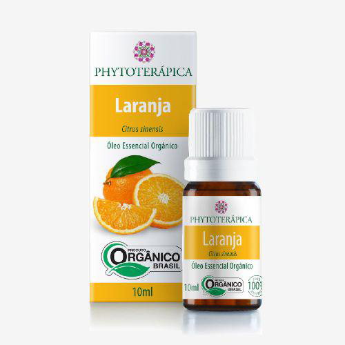 Oleo Essencial De Laranja Doce Organico 10Ml Phytoterápica