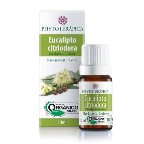 Óleo Essencial Eucalipto Citriodora Orgnico Phytoterapica 11Ml