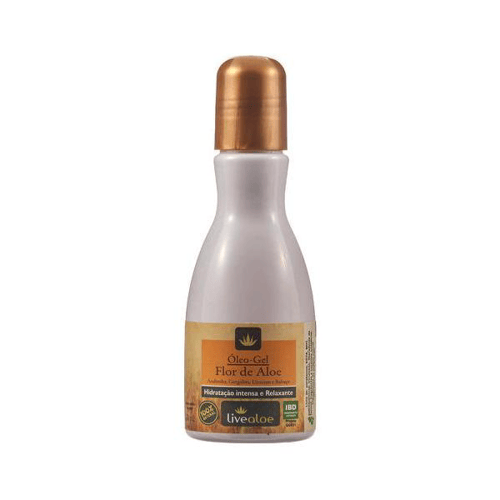 Óleo Gel Flor De Aloe Natural 120Ml Livealoe Use Orgnico