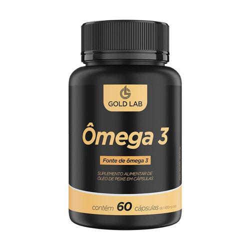 Imagem do produto Ômega 3 Fish Oil Óleo De Peixe Gold Lab 1400Mg Com 60 Cápsulas