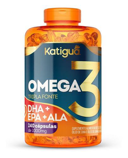 Omega 3 Tripla Fonte 1000Mg 240 Capsulas