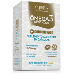 Ômega 3 Ultra Caps Concentrado 1000Mg Com 60 Cápsulas Gel Equaliv