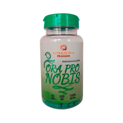 Ora Pro Nobis Nutraceutica Com 60 Capsulas 500Mg