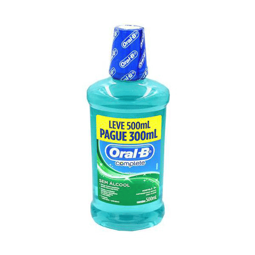 Oralb - Anti-Septico Bucal Sabor Hortela 500Ml