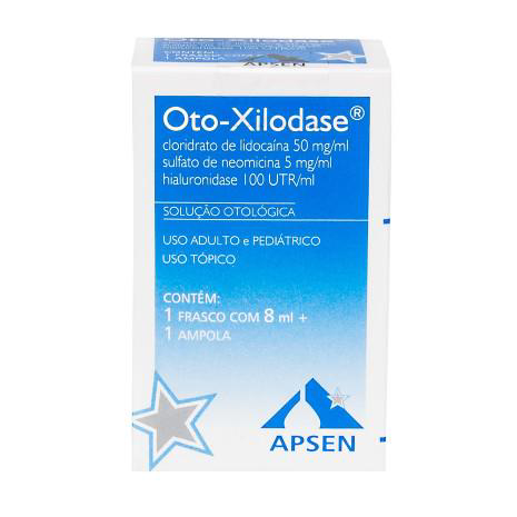 Imagem do produto Oto-Xilodase Solução Otológica - 8Ml