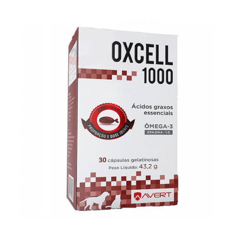 Oxcell 1000Mg 30 Cápsulas Gelatinosas