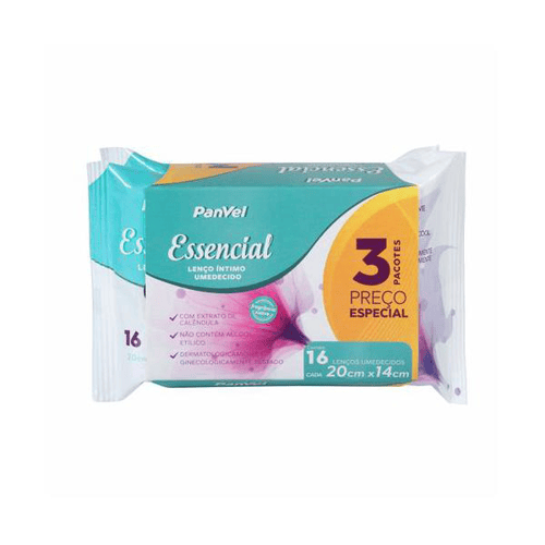 Imagem do produto Pack Lenco Umedecido Intimo Panvel Essencial Preço Especial