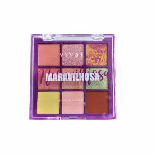 Imagem do produto Paleta De Sombras Maravilhosa Vivai 1 Unid