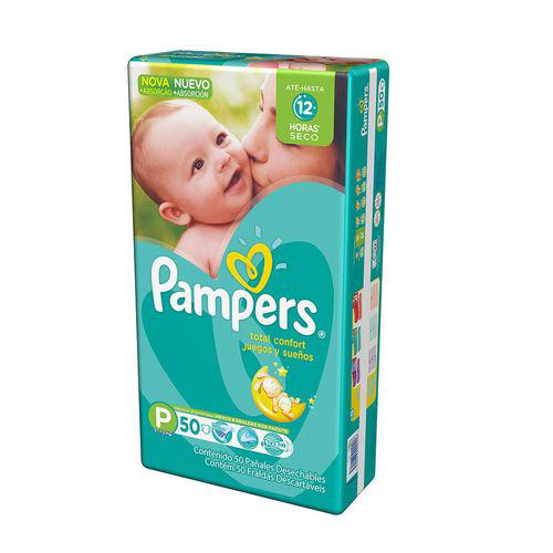 Imagem do produto Pampers Total Confort Mega Fralda Tamanho Pequeno Com 50 Unidades